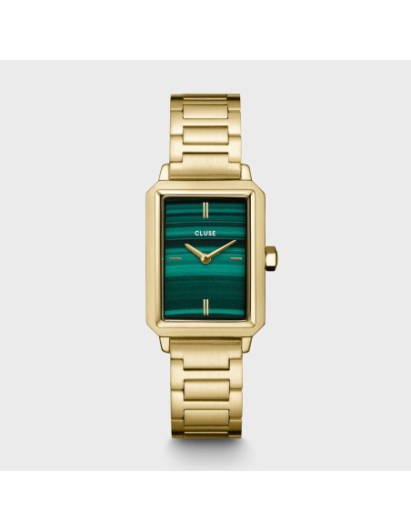 Reloj Cluse Fluette Steel Green, Gold Colour
