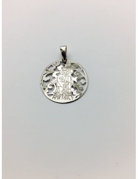 Medalla de Nuestro Padre Jesús en plata pequeña